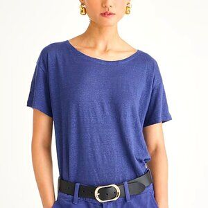 NWT J. Crew Relaxed Linen T-Shirt